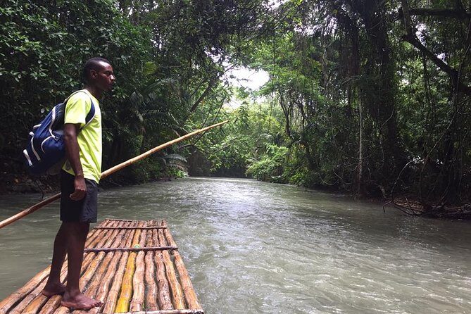 Half-Day Martha Brae River Rafting Tour from Ocho Rios - Scotchies stop for jerk chicken and pork: a tasty break you should budget for
