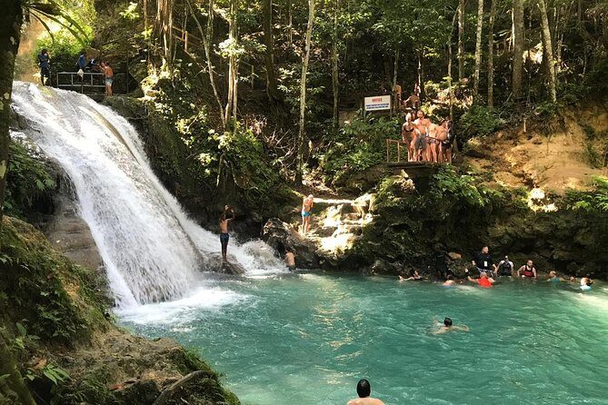 Horseback Ride, Blue Hole, Secret Falls, River Rafting & Tubing - A Day That Swaps Road Time for Real Water