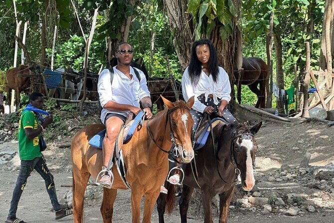 Horseback Riding Adventure in Jamaica - Montego Bay horse ride, with a real water moment