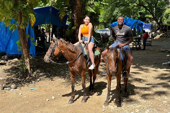 Horseback Riding Adventure in Jamaica - Swimming with the horse: fun option, not a guarantee