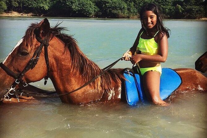 Horseback Riding, ATV and Ocean Zip lining combo from Montego Bay - Lunch at Jungle Outpost: jerk chicken reset