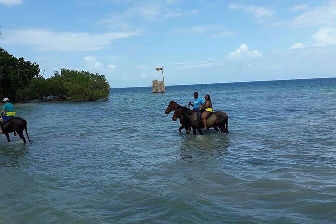 Horseback Riding, ATV and Ocean Zip lining combo from Montego Bay - Stop in the Seville/Chukka area: zipline and the safety basics