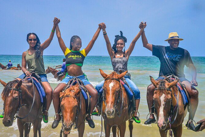 Horseback riding & bluehole secret falls from Montego Bay - Blue Hole secret falls: ropes, jumps, caves, and how to handle the adrenaline