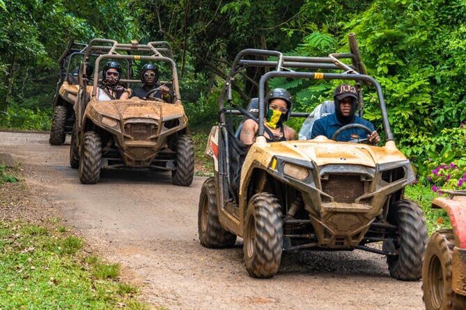 Jamaica ATV's Adventure - The wait time matters too: music, drinks, and end-of-ride food