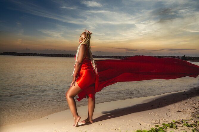 Jamaica Flying Dress Photoshoots - Doctors Cave Beach: Why This Location Works for the Flying-Dress Look
