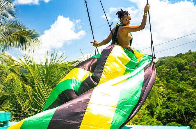 Jamaica Swing Drone Photoshoot with Dress Lunch and Transport - Drone Footage and the Swing Session: Getting the Best Results