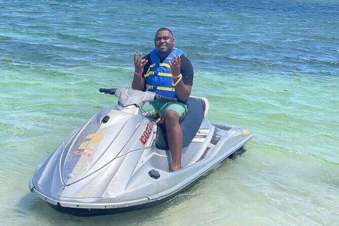 Jet Ski and Margaritaville day vibes. - Getting there: air-conditioned pickup and time that actually counts