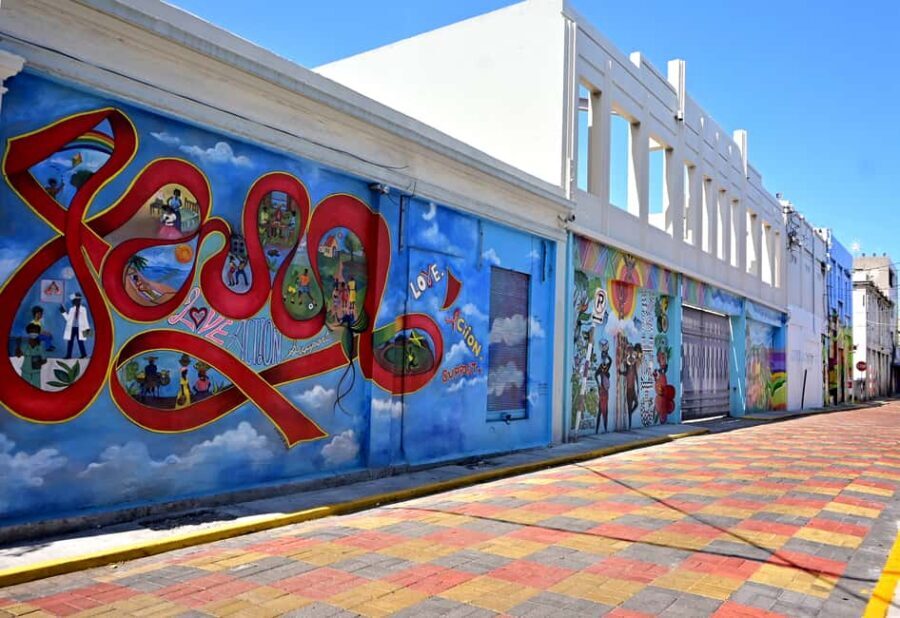 Kingston Creative: Mural Art Walking Tour - Murals that act like a living script on Water Lane