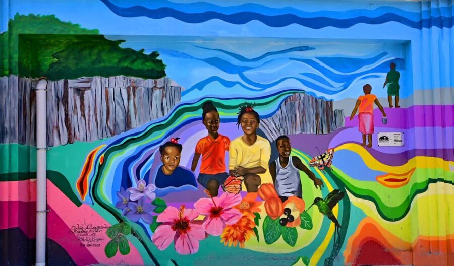 Kingston Creative: Mural Art Walking Tour - Finding Kingston Creative at 107 Harbour St (Church and Harbour one-way streets)