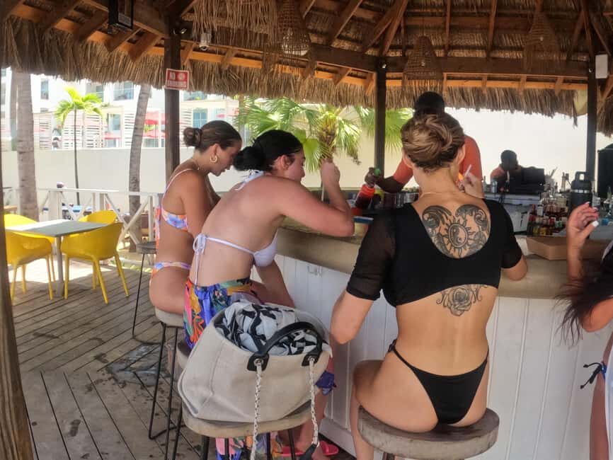 Marijuana Farm, Bamboo Rafting and Doctors Cave Beach Tour - Bamboo rafting on a 30-foot bamboo raft with live reggae