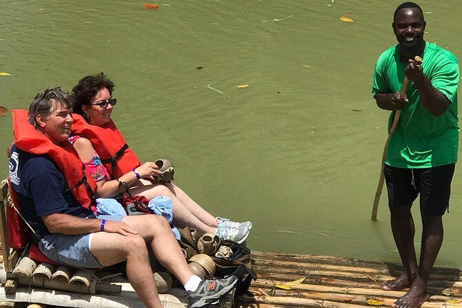 (Martha Brae River) Bamboo Rafting - Optional limestone foot massage: a paid extra worth asking about