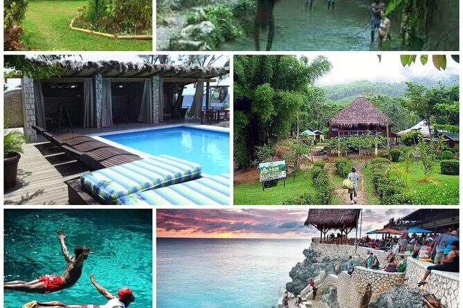 Mayfield Falls, Blue Hole & Rick's Café Tours/Weed Farm option - Blue Hole Mineral Spring: 22 feet down, lifeguards, and how to prepare