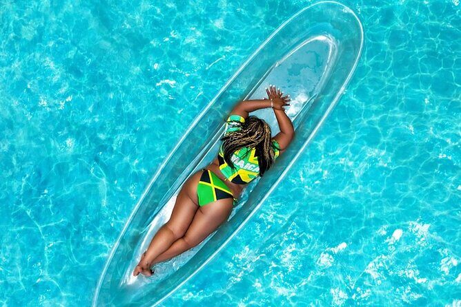 Montego Bay Bamboo Rafting Tour with Clear Kayak Photoshoot - Getting good photos without a swimming test