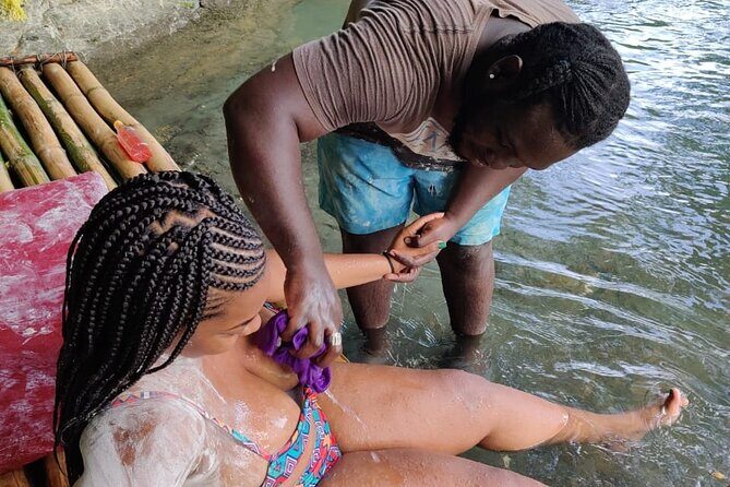 Montego Bay Bamboo River Rafting Limestone Foot Massage - On the Water: Private Bamboo Rafting Without the Effort