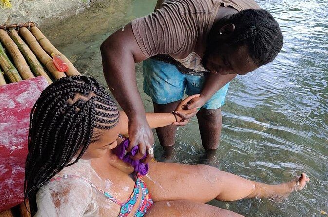 Montego Bay Bamboo River Rafting Limestone Foot Massage - The Limestone Foot and Hand Massage: Why This Is the Main Event