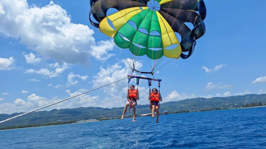 Montego Bay: Parasailing and Jet Ski Combo with Pickup - Parasailing setup: the part that makes the views feel easy