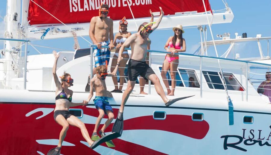 Montego Bay: Reggae Family Catamaran Cruise with Snorkeling - Cruise Time: Reggae, Tropical Drinks, and Boat-Friendly Snacks