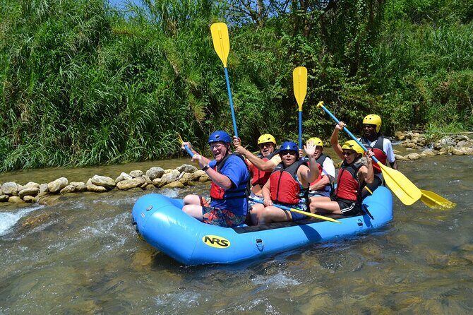 Ocho Rios Shore Excursion: River Rafting and Beach Adventure - When water levels change: the tubing option you might get