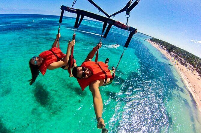Parasailing above Turquoise Ocean Waters in Montego Bay - Key Points to Know Before You Go