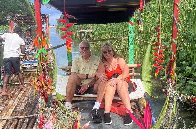 Private 1 Hour Bamboo River Rafting in Montego Bay - The swimming break: get off the raft when the water is calm