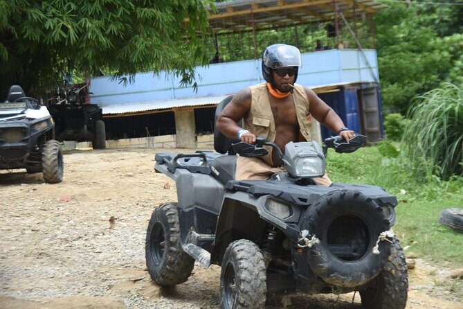 Private ATV and Blue Hole Adventure in Ocho Rios - Lunch Included - ATV Through 980 Acres: Mud, Jungle Trails, and 1100-Foot Caribbean Views