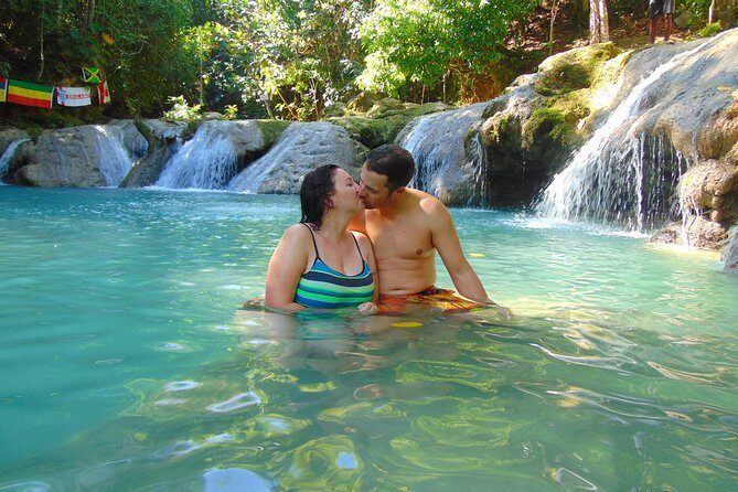 Private Blue Hole & Secret Falls Day Trip plus Shopping from Montego Bay Hotels - Blue Hole planning: mineral pool time with a local guide