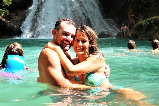 Private Blue Hole & Secret Falls Day Trip plus Shopping from Montego Bay Hotels - Secret Falls hike: where the photos happen