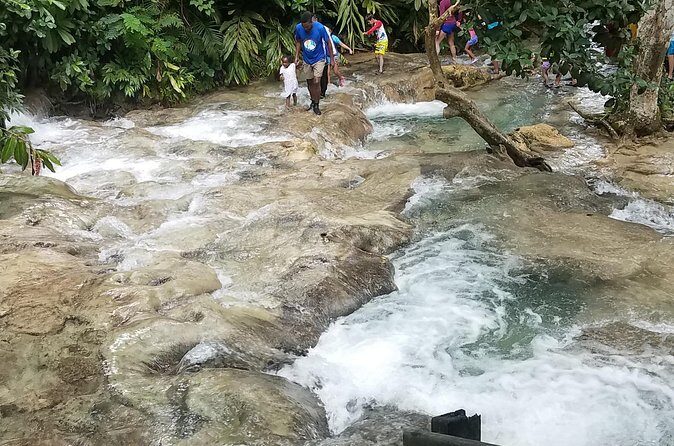 Private Dunn's River Falls from Ocho Rios - Ocho Rios Bay Beach (Turtle Beach): easy time after the climb