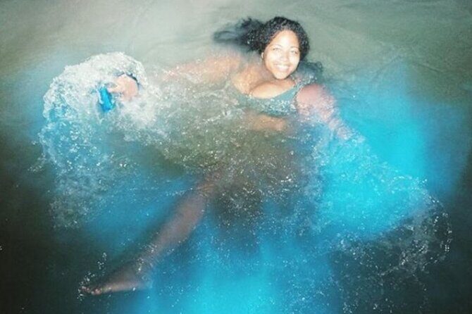 Private Luminous Blue Lagoon Night Tour in Falmouth - Luminous Lagoon at night: the glow you can actually cause