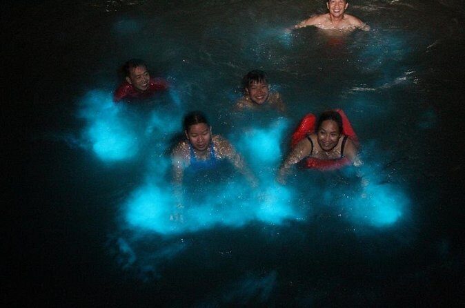 Private Luminous Blue Lagoon Night Tour in Falmouth - Entering the glowing lagoon: what to expect during your water time