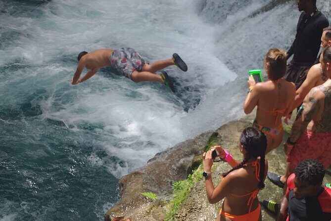 Private Tour from Falmouth to Ocho Rios Blue Hole and Beach - Blue Hole at Ocho Rios: waterfalls, mineral pools, and climb-to-your-comfort fun