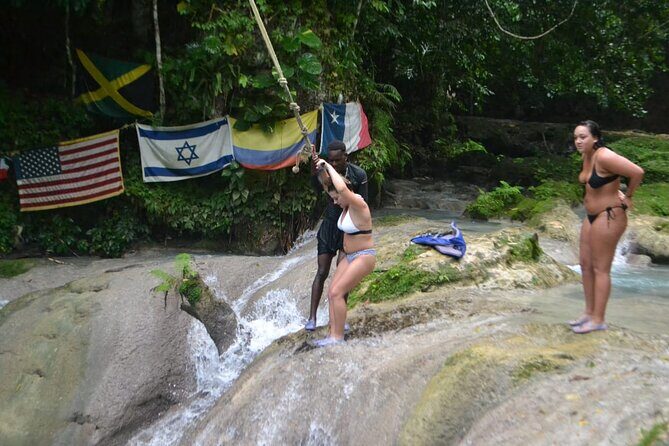 Private Tour from Falmouth to Ocho Rios Blue Hole and shopping - Dunns River waterfalls: your main Ocho Rios anchor