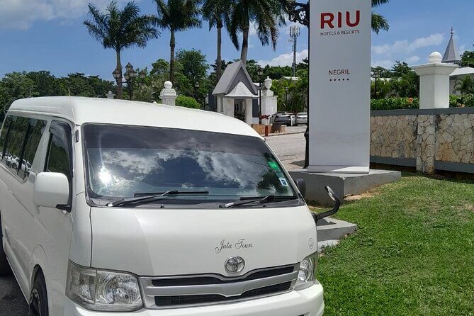 Private transportation to resorts in Negril, Montego Bay,Trelawny - Private Group Size and Vehicle Options: Up to 4 at $50, Up to 10 by Arrangement