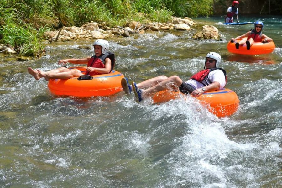 River Rapids Jungle River Tubing Adventure - From pickup to Irie Bridge: how the day starts