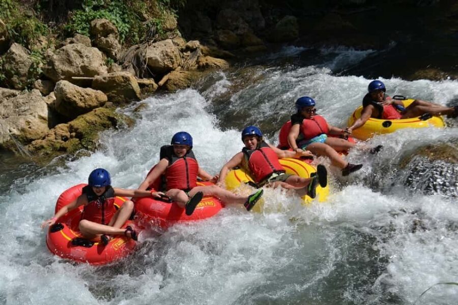 River Rapids Jungle River Tubing Adventure - When the rapids show up: Class 2 splash power with coaching