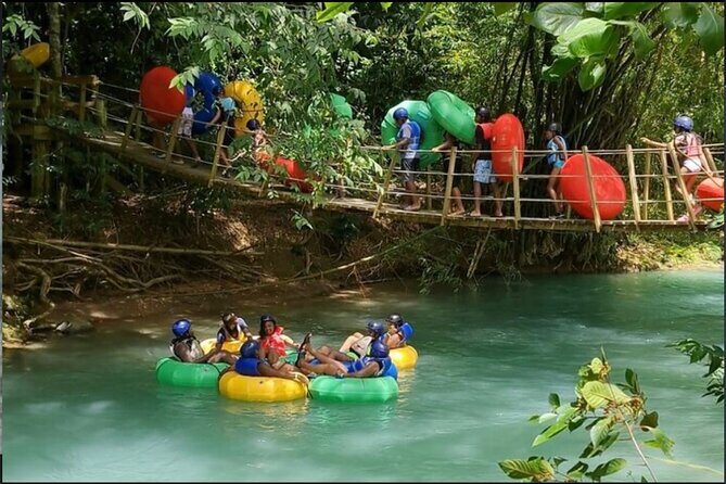 River rapids tubing rafting kayaking and beach Adventure - Pickup and Travel Times From Montego Bay and Nearby Towns