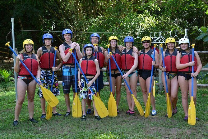 River Rapids Waterfalls Rafting and Beach Adventure - Class II Rapids, Eddies, and Curves: Your Paddle Rhythm