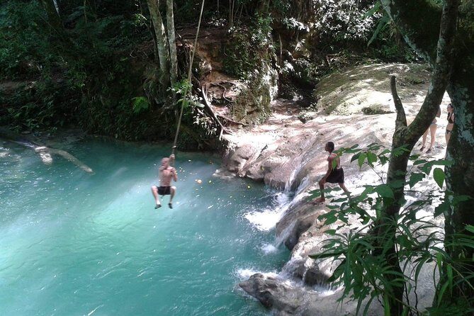 Secret Falls, Blue Hole, and Horseback Riding from Ocho Rios - Blue Hole Waterfall Pools: Swimming, Rain Conditions, and Safety