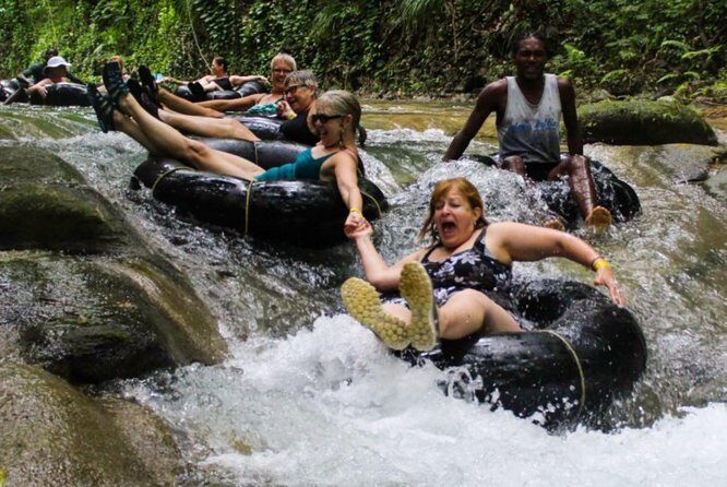 Tubing,Lunch and Shopping from Ocho Rios - Tubing on the White River: What the Float Feels Like