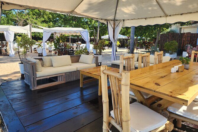 VIP Oceanfront Cabana at Bamboo Beach Club in Montego Bay - Reserved Chairs and the Freedom to Spend Time Where You Want