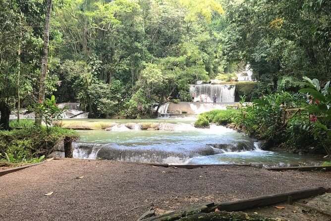 YS Falls Private Full-Day Adventure Tour with Pickup - Ticket Office and the 10-Minute Tractor/Jitney Ride